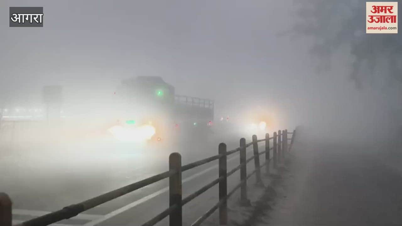 Dense Fog Hits Agra, Zero Visibility on Gwalior Highway