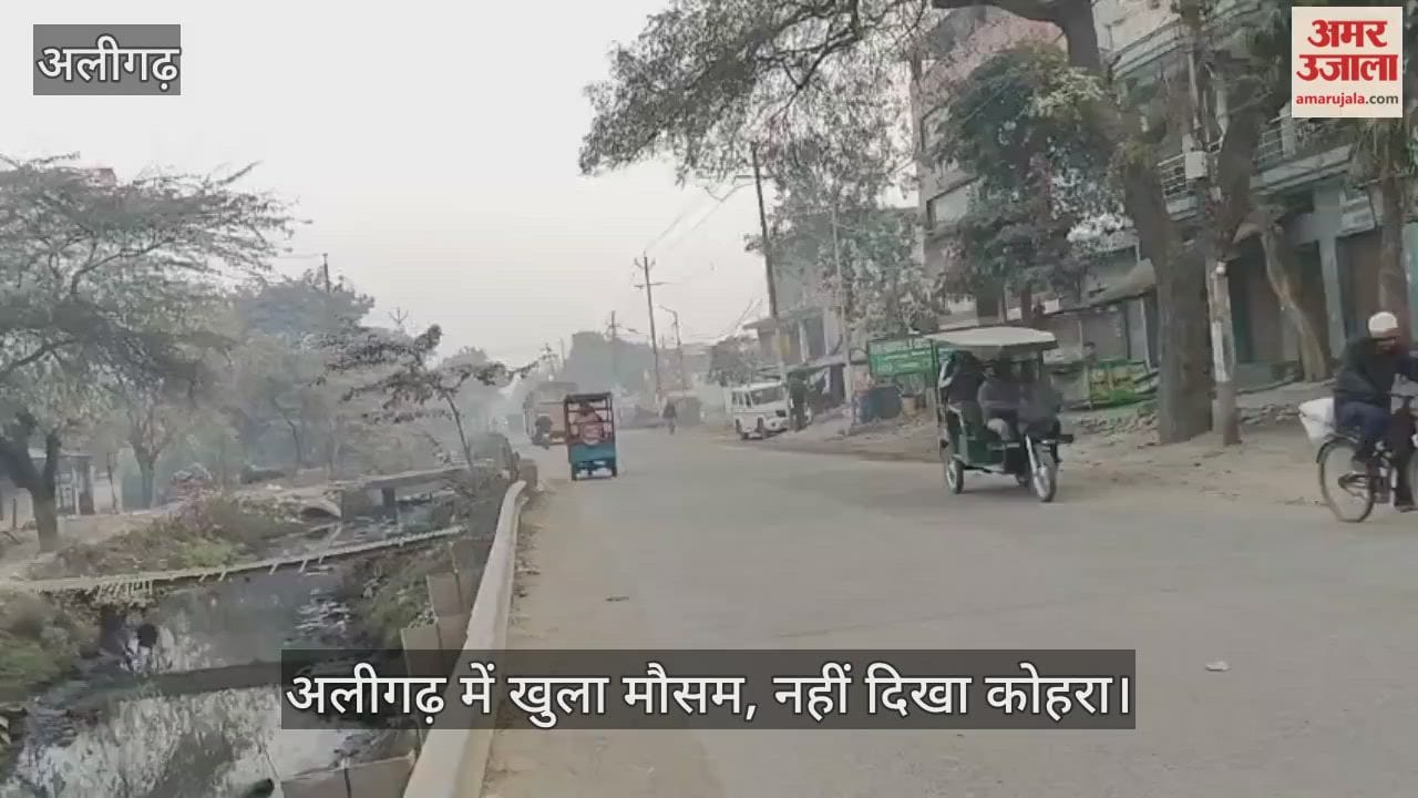 अलीगढ़ में खुला मौसम, नहीं दिखा कोहरा