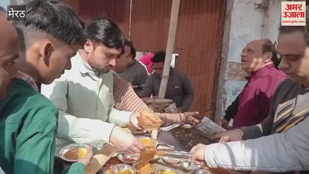 Khandak Bazaar Traders Organize Bhandara on 2nd Anniversary of Ayodhya Ram Temple