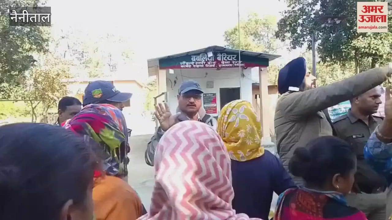 Women created a ruckus after being prevented from going into the forest