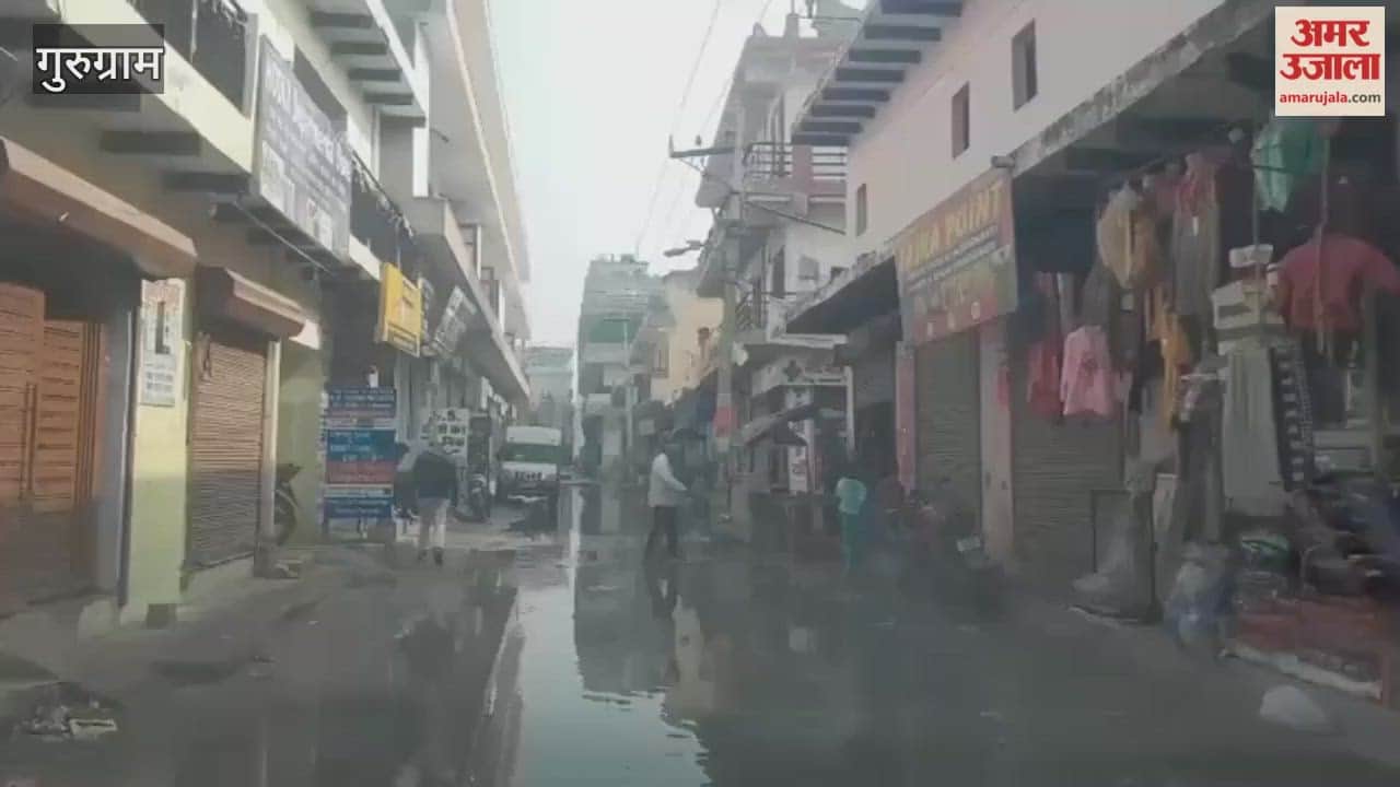 Sewage water is overflowing onto streets in Badshahpur