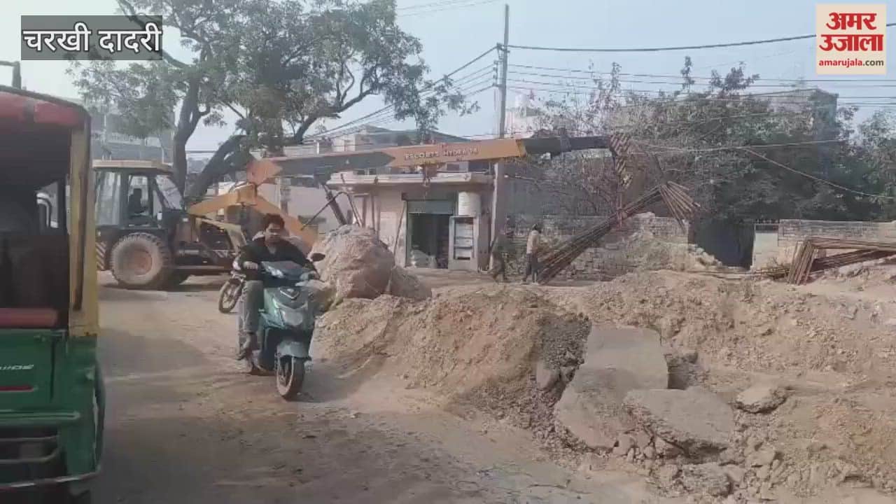 Demand for construction of service road in the ROB area under construction at Rohtak Road Railway Crossing