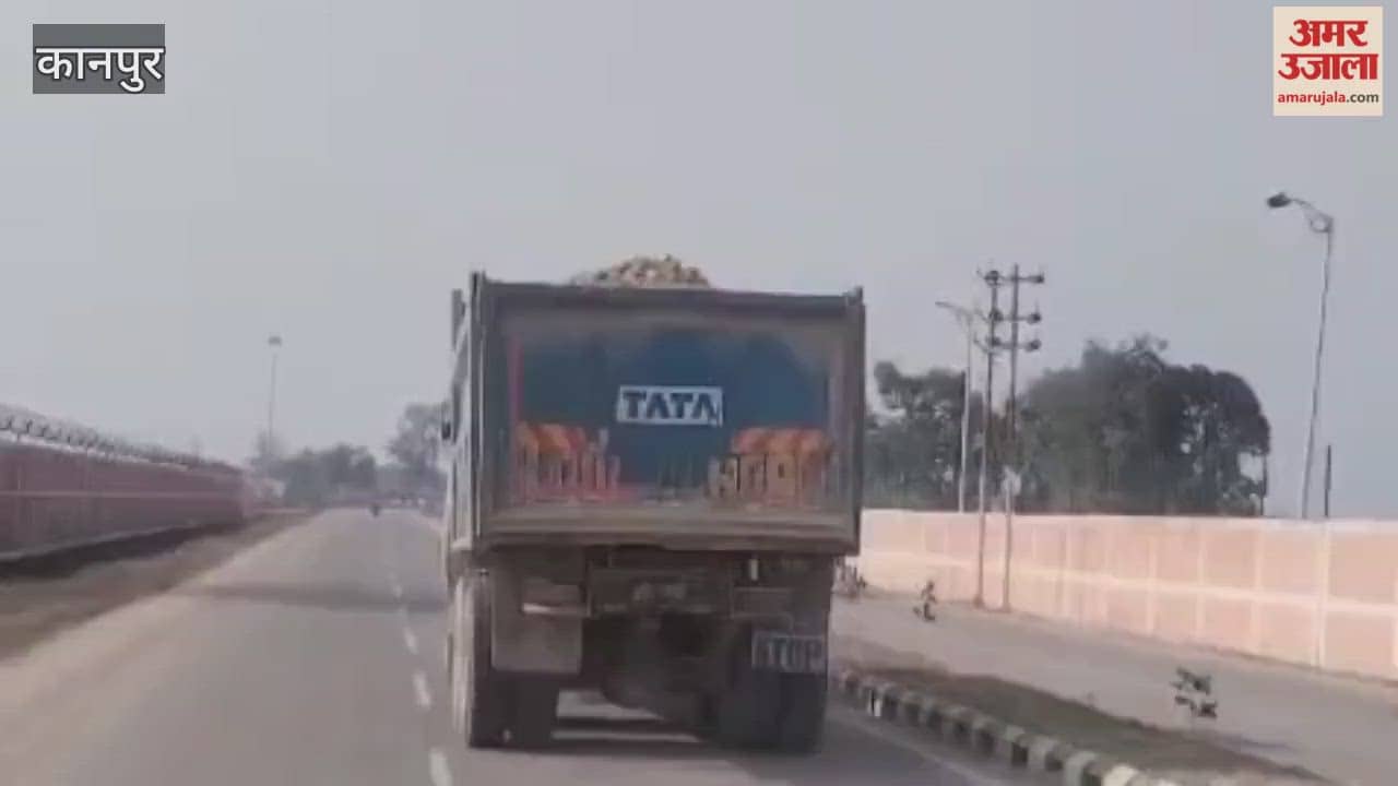 Falling soil from trucks in Sarh becomes a menace for commuters