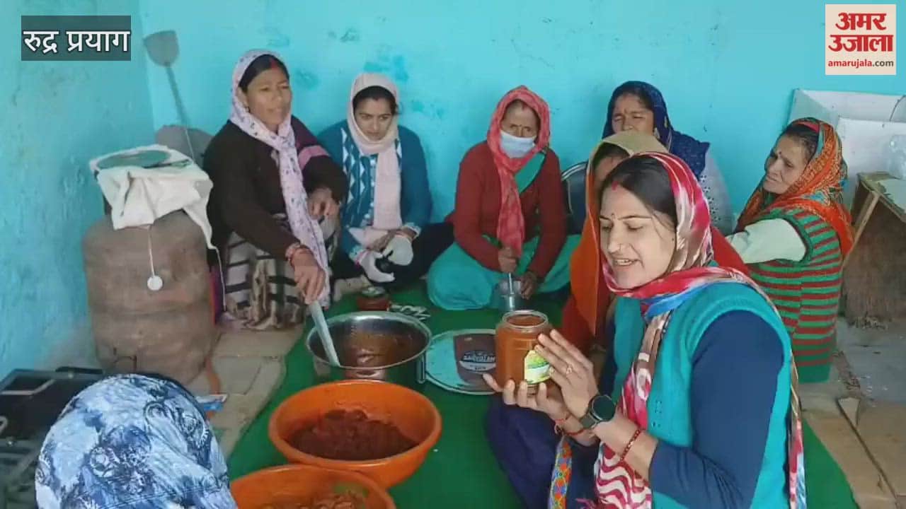 Rudraprayag: Women of Mahad village are learning the method of making various products through fruit processing.