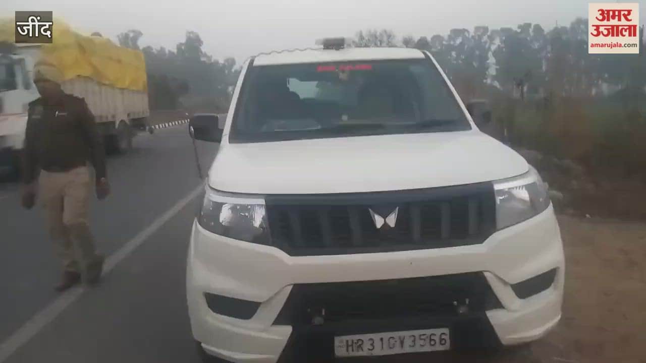 Vehicles were being checked at the Jind-Rohtak border in Julana ahead of Republic Day