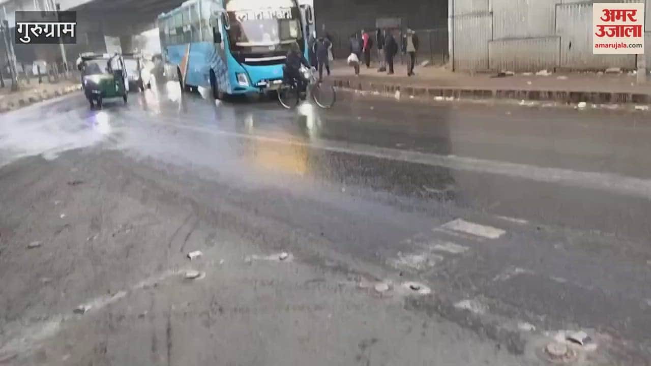 rain in Gurugram has led to a drop in temperature