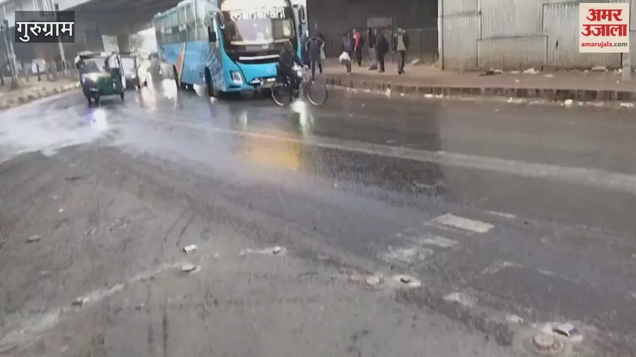 rain in Gurugram has led to a drop in temperature