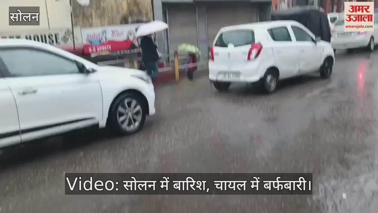 Rain in Solan, snowfall in Chail.