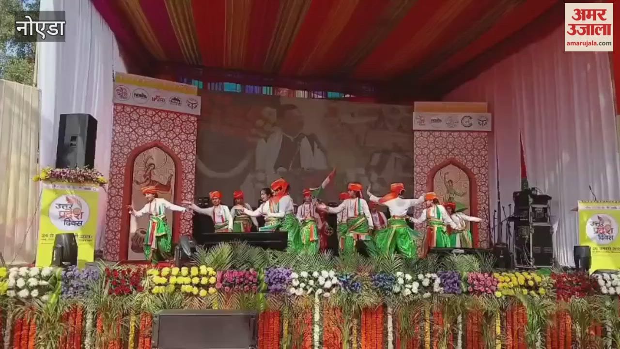Students won hearts with their performances at the Uttar Pradesh Day celebrations.