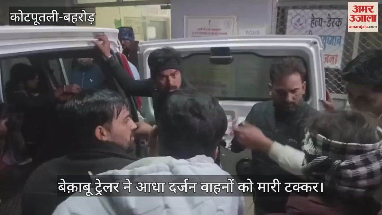 uncontrolled trailer road accident vehicles damaged one seriously injured