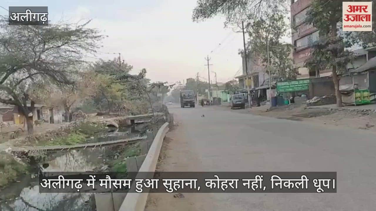 अलीगढ़ में मौसम हुआ सुहाना, कोहरा नहीं, निकली धूप