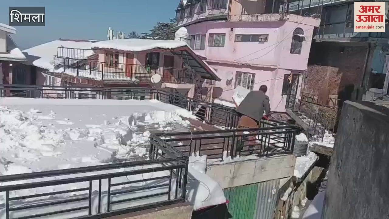 Shimla People are having to hire laborers to clear the heavy snowfall