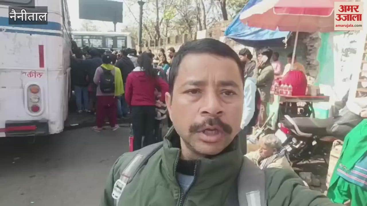 Tourists flocking to Nainital to see snow, causing chaos at Haldwani bus station