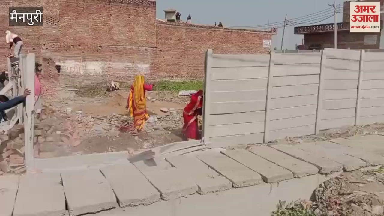 Bricks and stones were thrown in land dispute