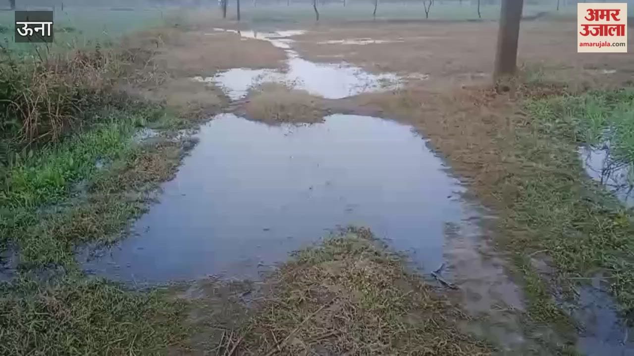 Una Due to the rain the cold has increased, and the fields are flooded with water