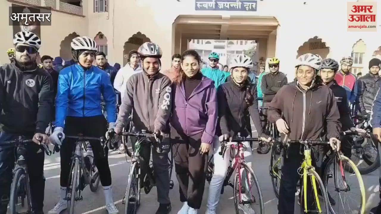 national message of ‘Sunday on Cycle’ from the Attari-Wagah border