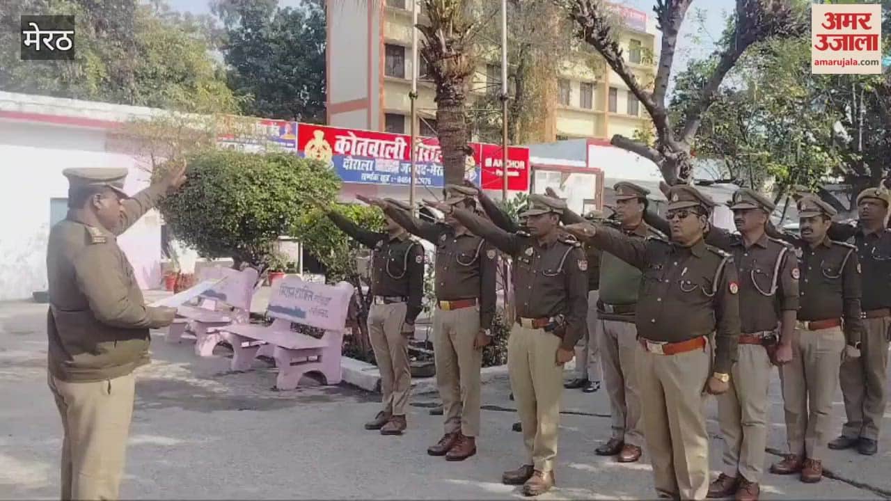 Meerut: Policemen took oath to vote