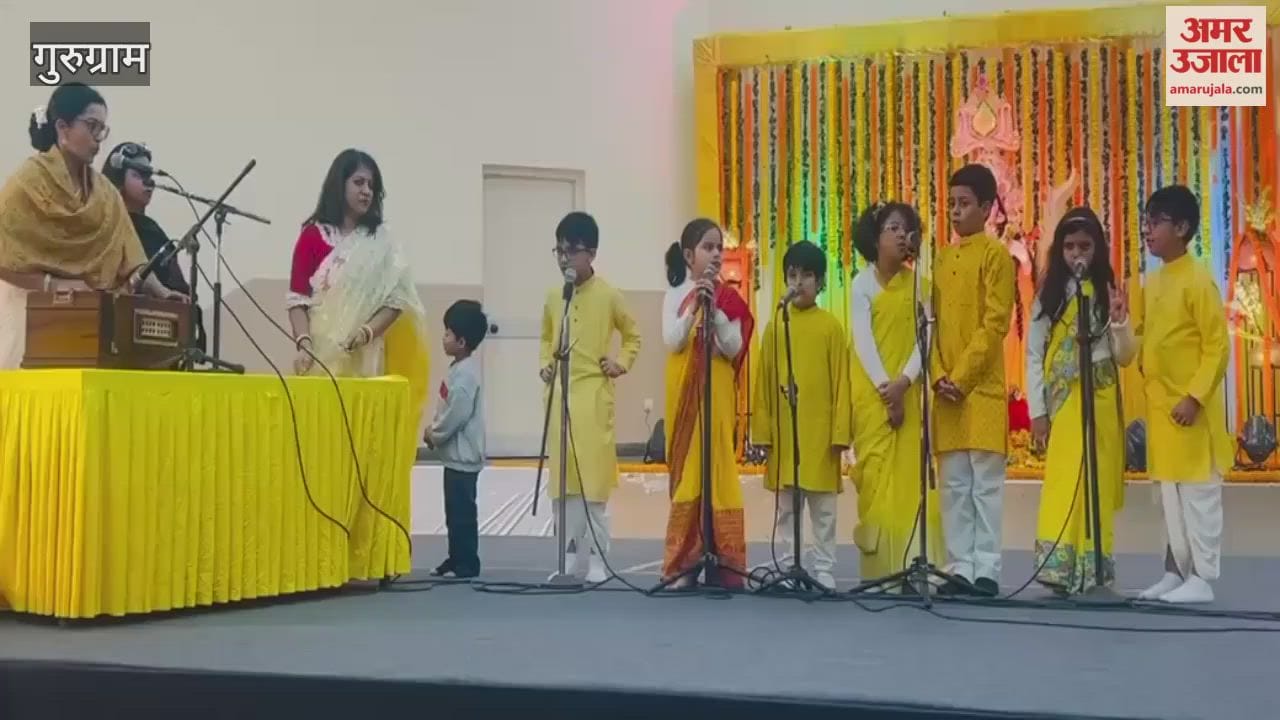 Vasant Panchami celebrated in Jalvayu Vihar Sector 31 in Gurugram