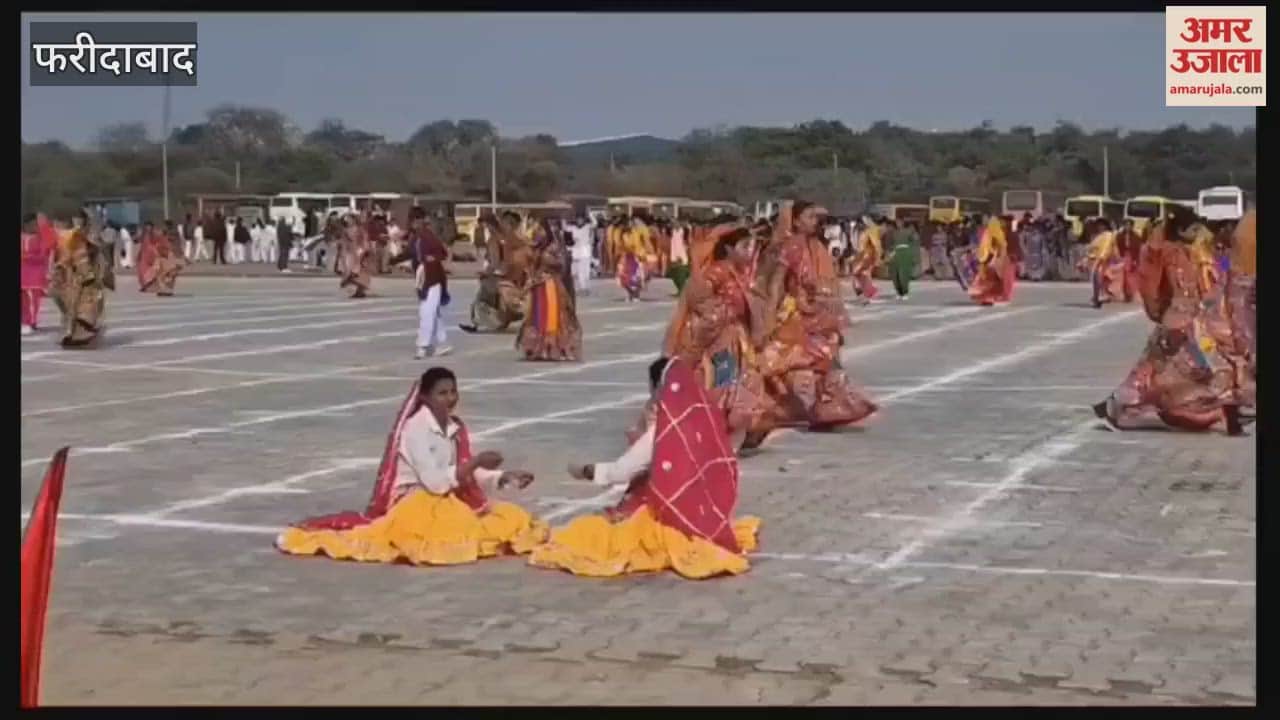 Republic Day preparations students captivated audience with their Haryanvi dance performance