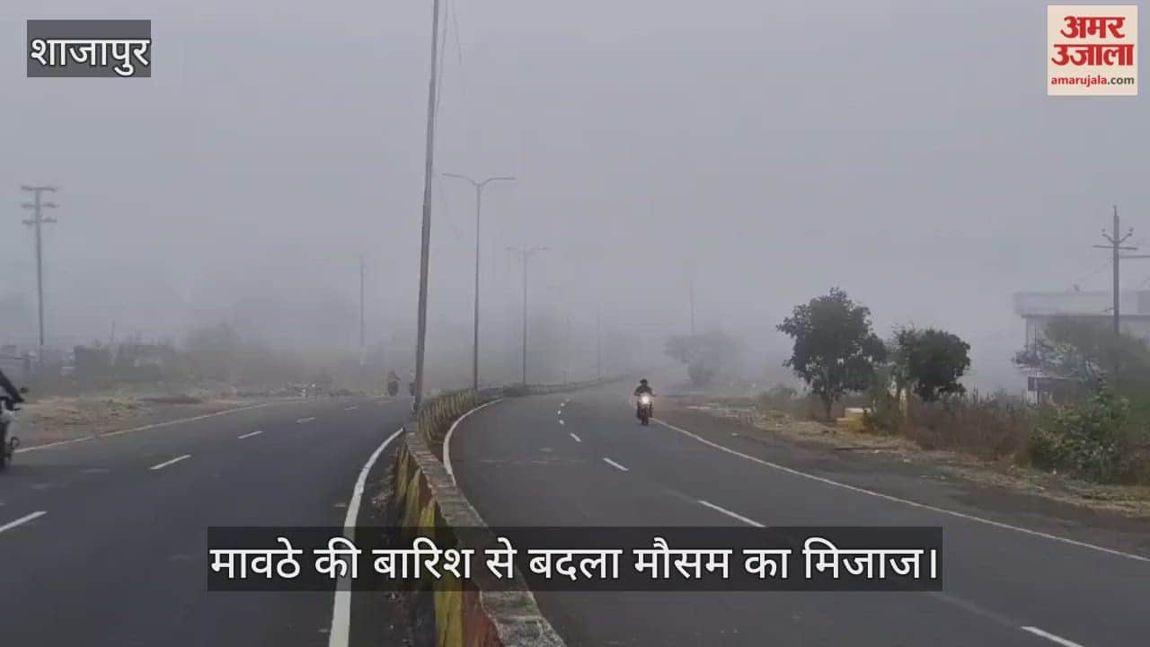 Mawthe rain occurred in Shajapur, Agar Malwa, increasing the effect of cold.