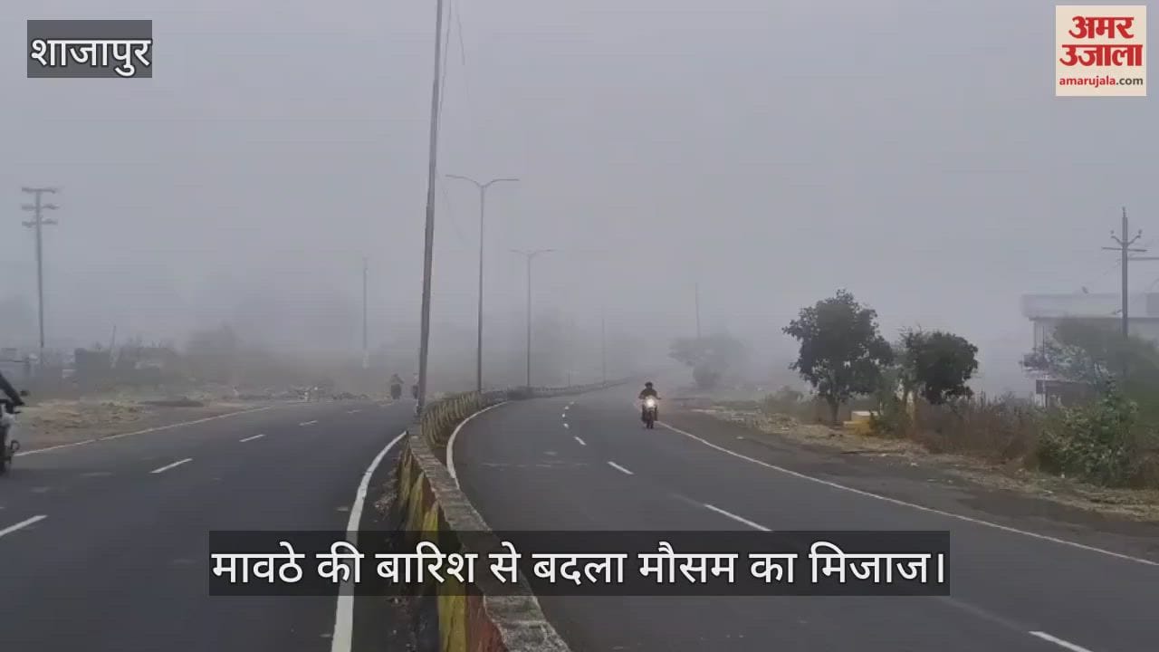 Mawthe rain occurred in Shajapur, Agar Malwa, increasing the effect of cold.