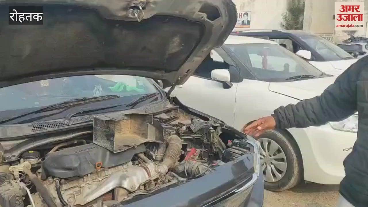 Miscreants broke car windows in Rohtak