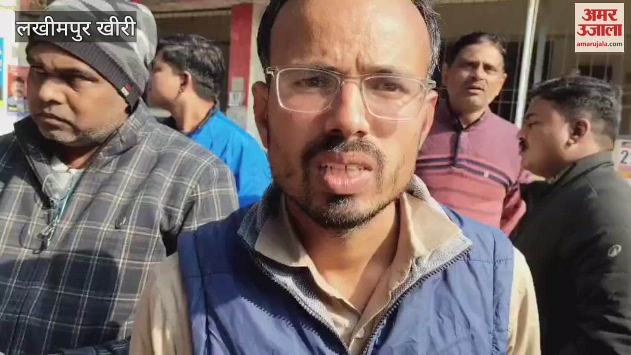 Teachers outraged over misbehavior with BLO protest in lakhimpur kheri