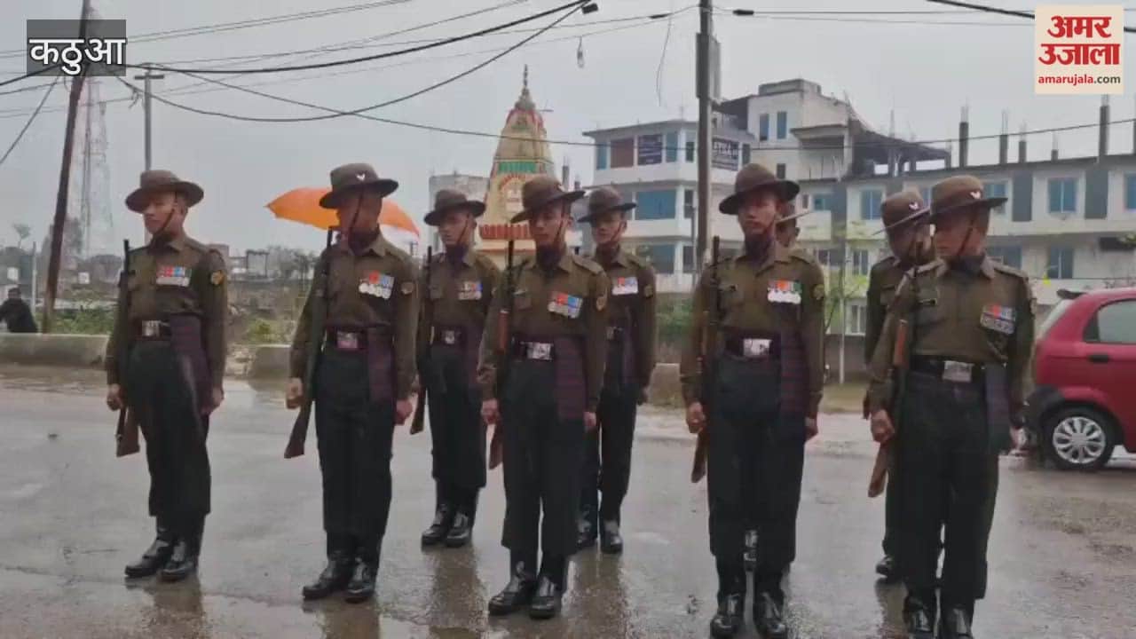 Salute to martyr Captain Sunil Chaudhary in Kathua, huge crowd gathered on Martyrdom Day