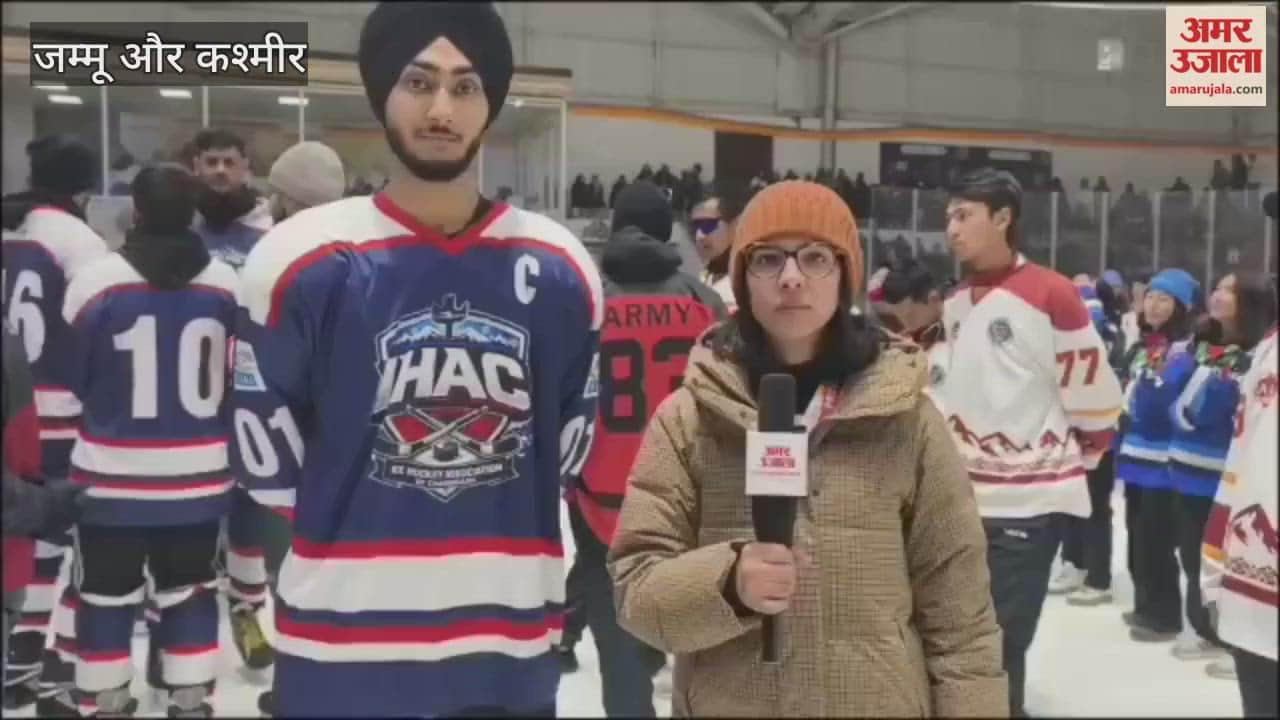 Khelo India Winter Games Team Army beat Chandigarh 3-2 to win the Ice Hockey title