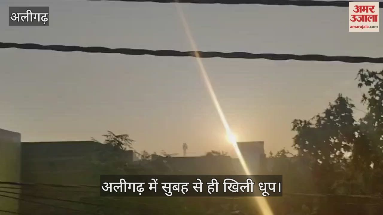 अलीगढ़ में सुबह से ही खिली धूप