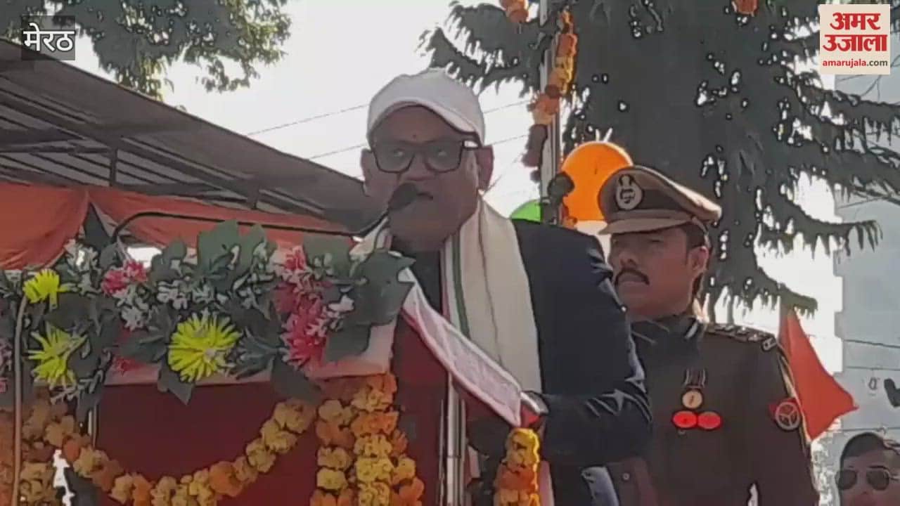 Meerut: Minister Dinesh Khatik said – it is a matter of pride to be in the police line.