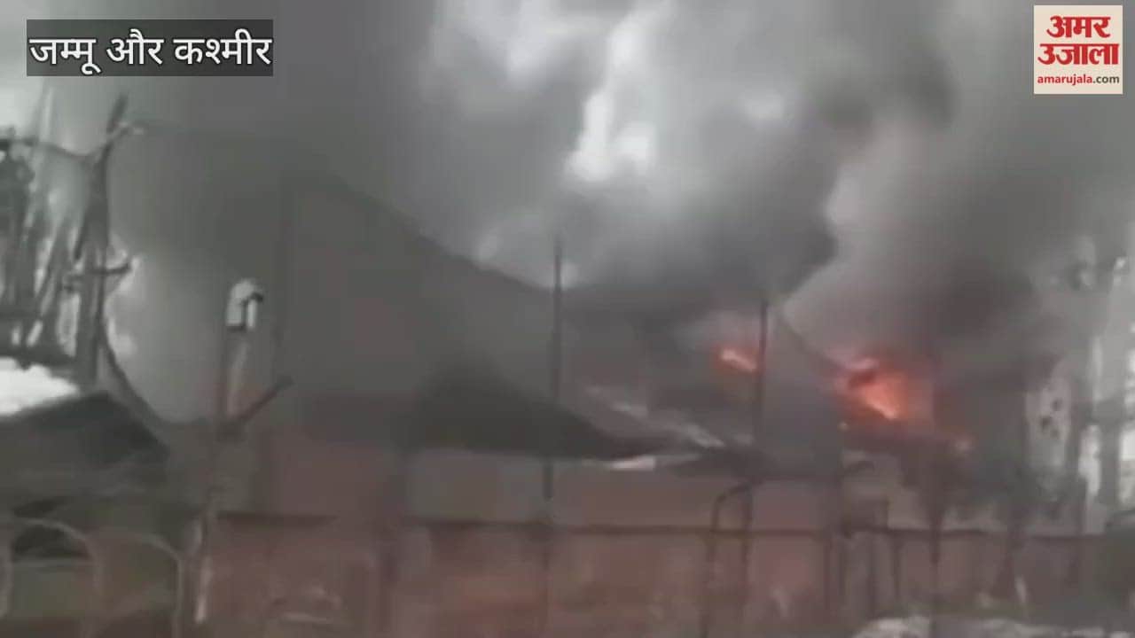 A massive fire broke out at a CRPF camp in the Sumbal area of Bandipora district.