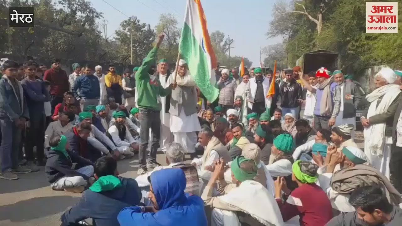 Meerut: BKU workers took out a rally
