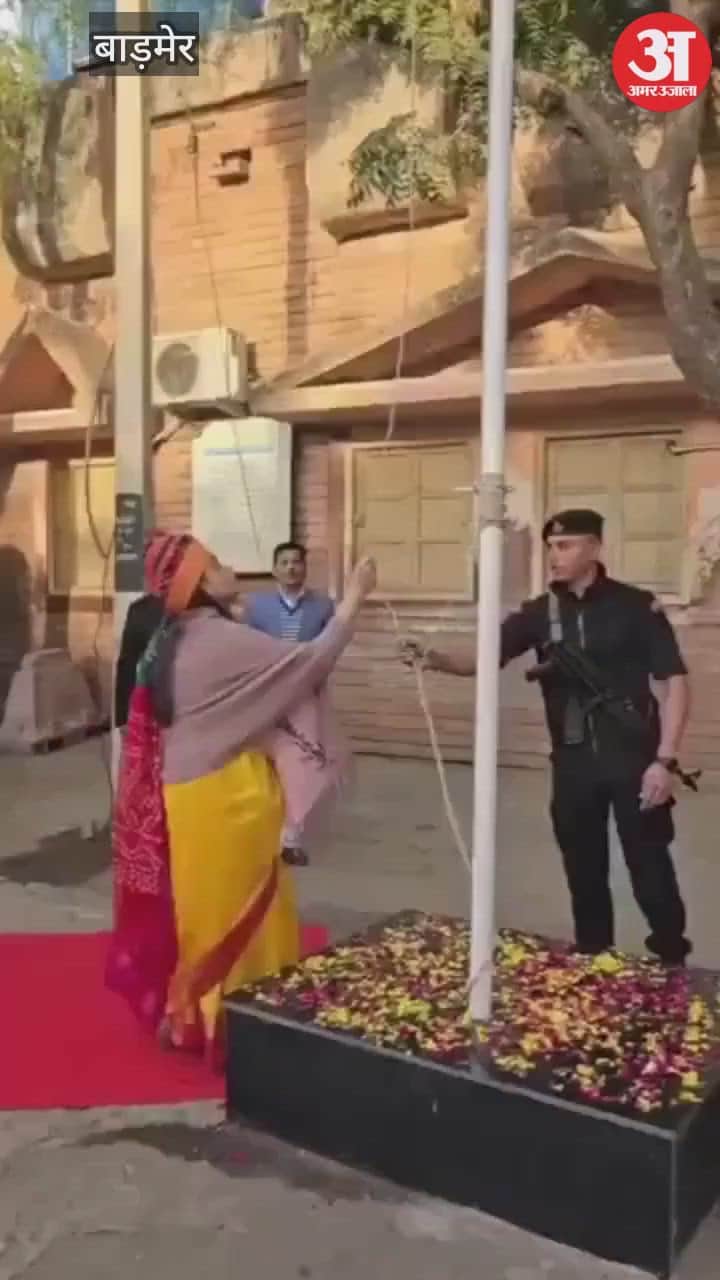 Barmer District Collector Tina Dabi is once again in the news, as a video of her goes viral on social media.