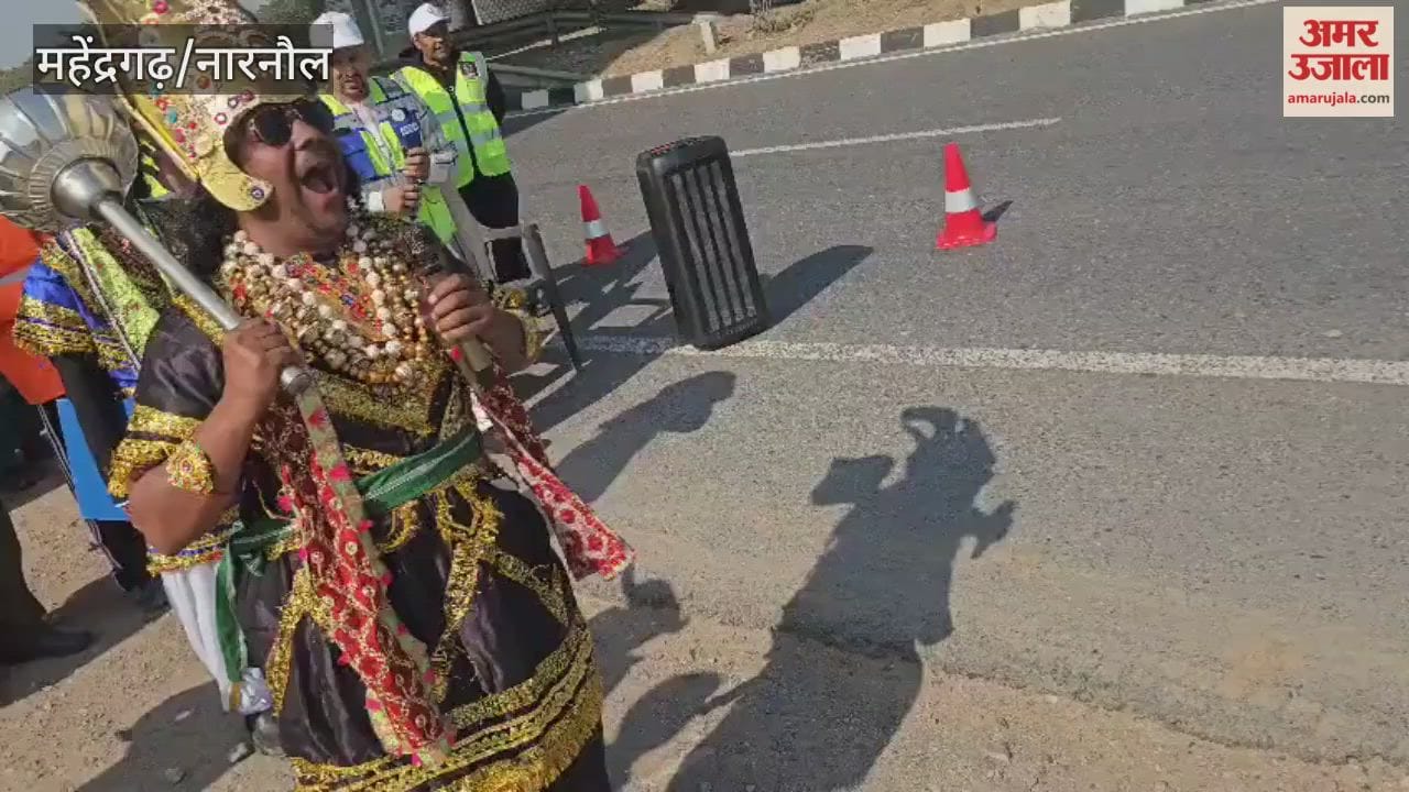 Villagers were made aware of traffic rules.