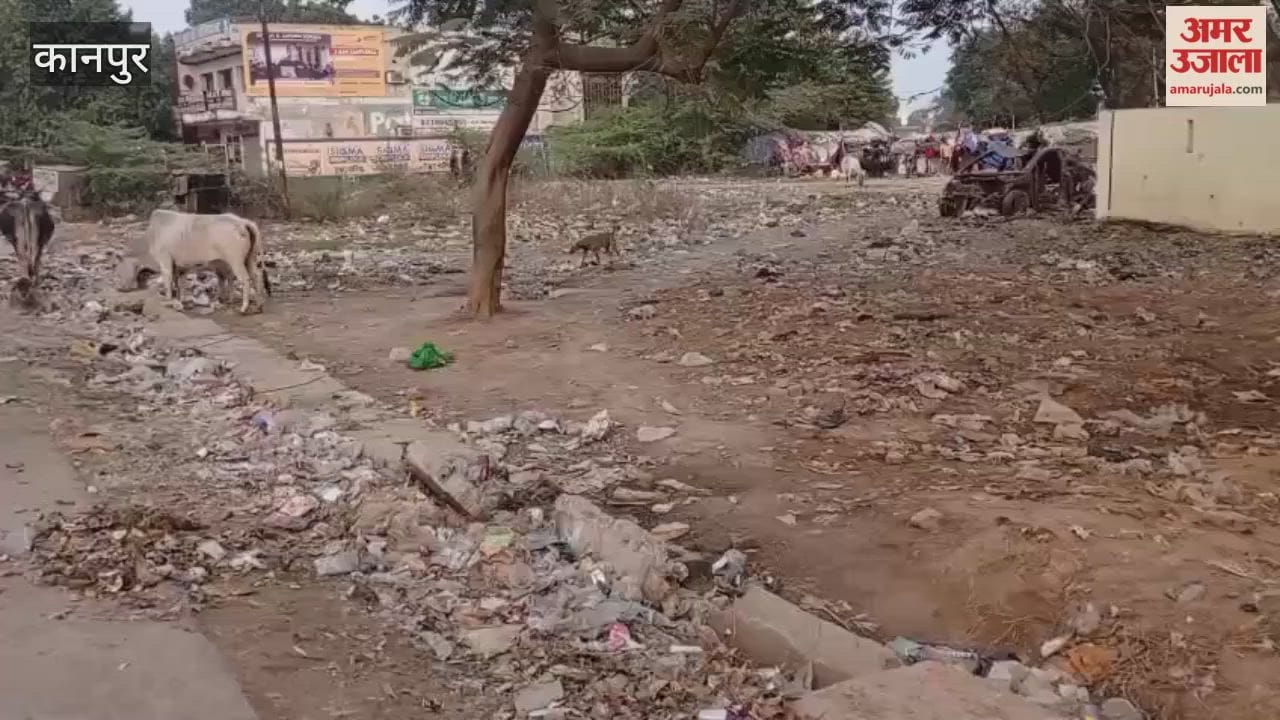 Kanpur: Filth spreads across the road leading from Kalyanpur to Indiranagar