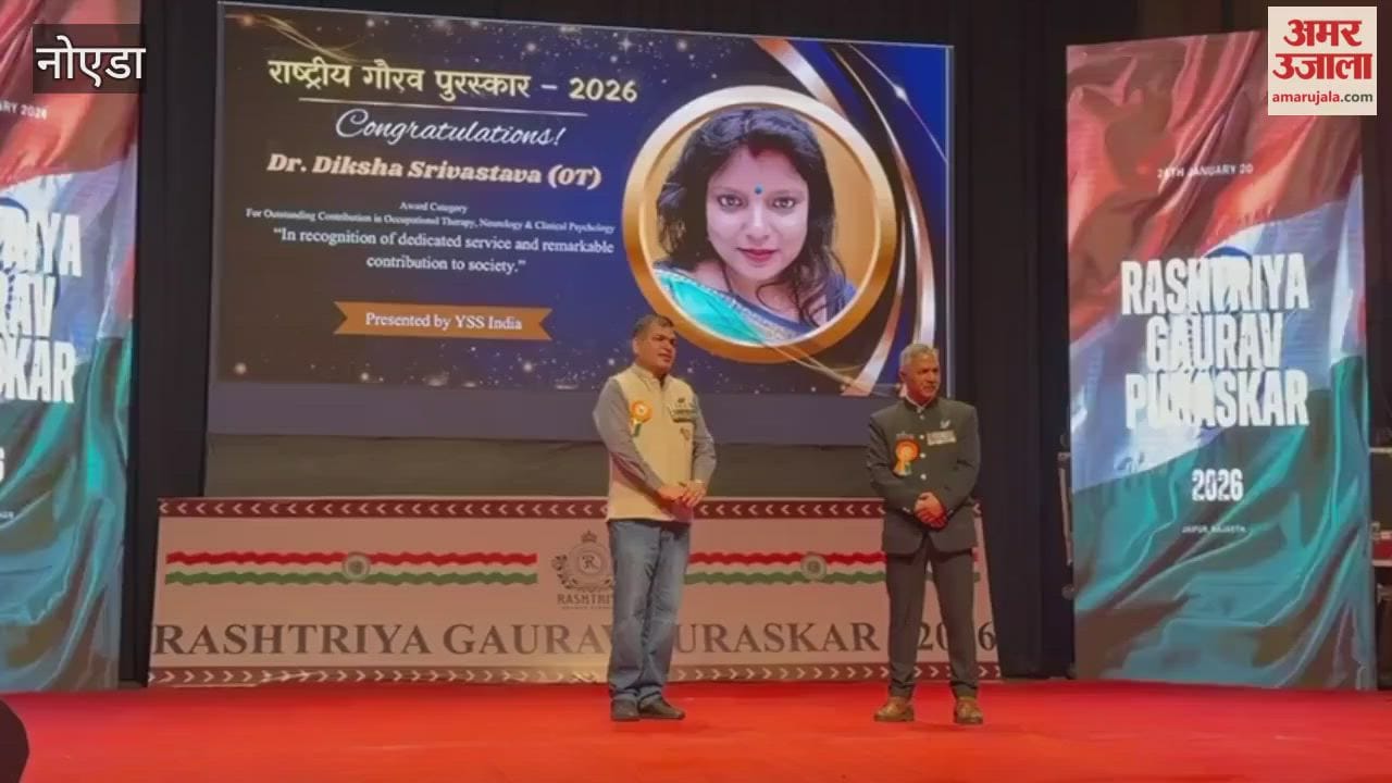 Noida Dr Deeksha honored with National Pride Award in Jaipur
