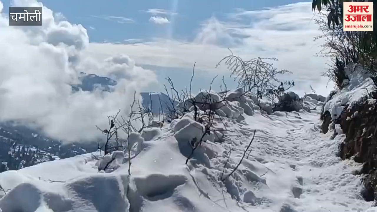 VIDEO: After the snowfall, the village of Waan shone like silver, revealing a beautiful landscape all around.