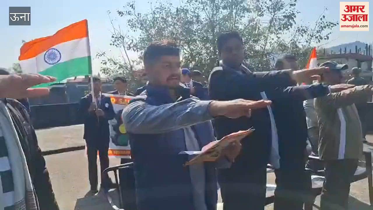 Una Voter awareness march held in Bangana, young people step forward for democracy