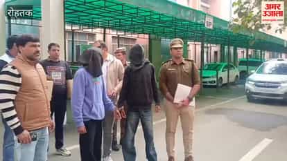 Two youths from Shahabad and Panipat, who had come to supply weapons in Rohtak, have been arrested with 15 weapons.