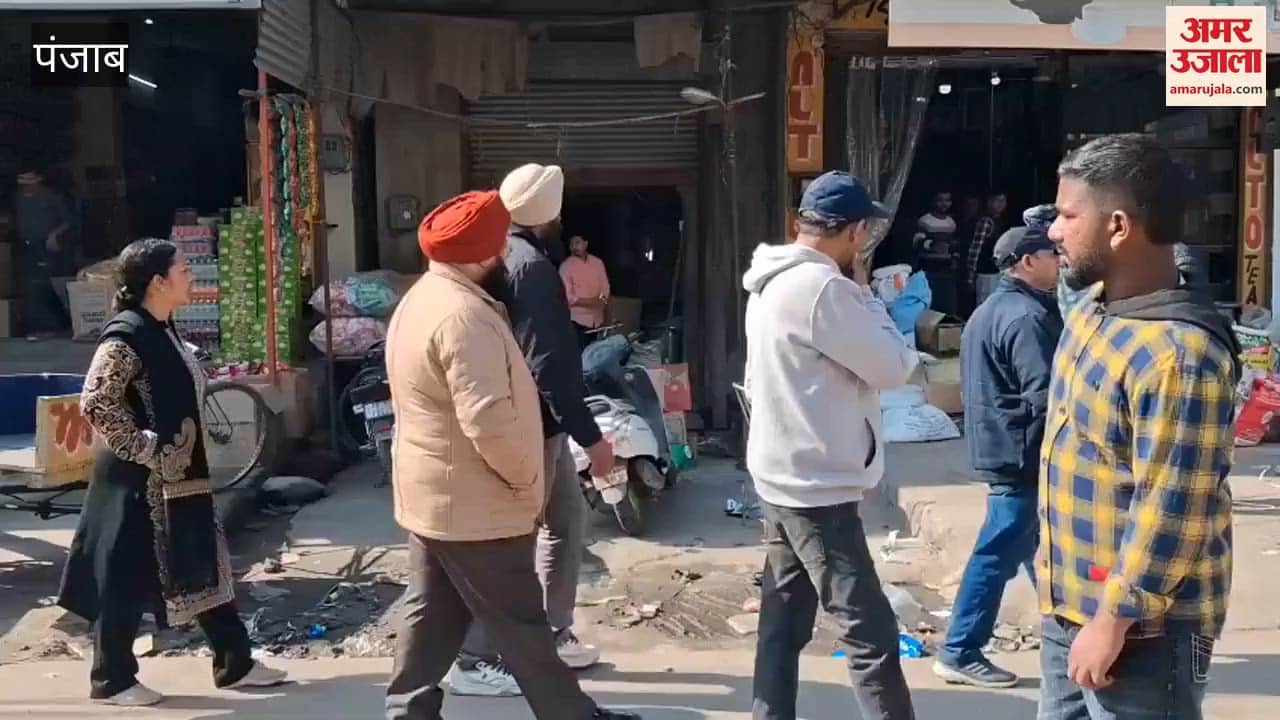 In Phagwara, municipal corporation officials ordered shopkeepers to move goods kept outside their shops back inside.