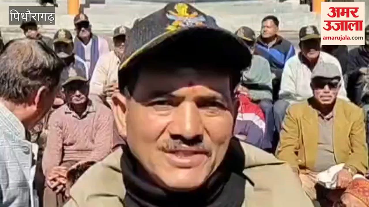 Ex-servicemen protest against shifting of Environment Battalion continues for third day