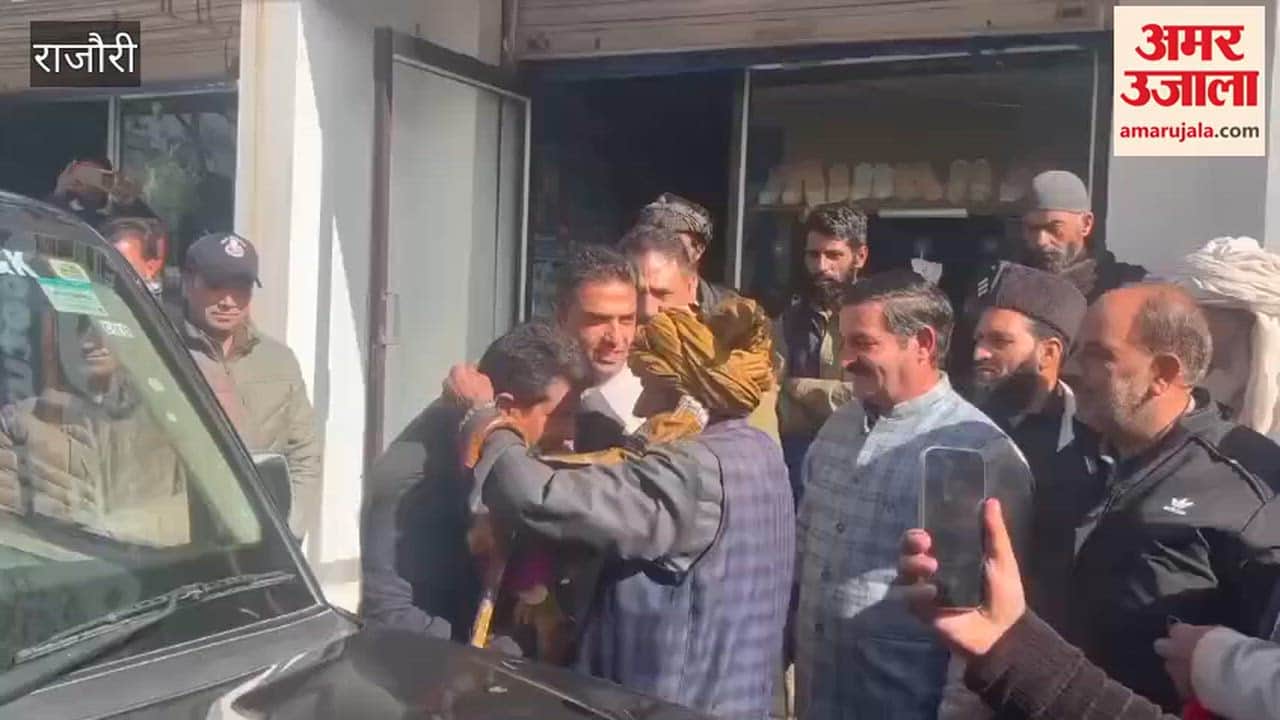 MLA Iftikhar Ahmed addressed a huge public meeting in Lower Dhangri