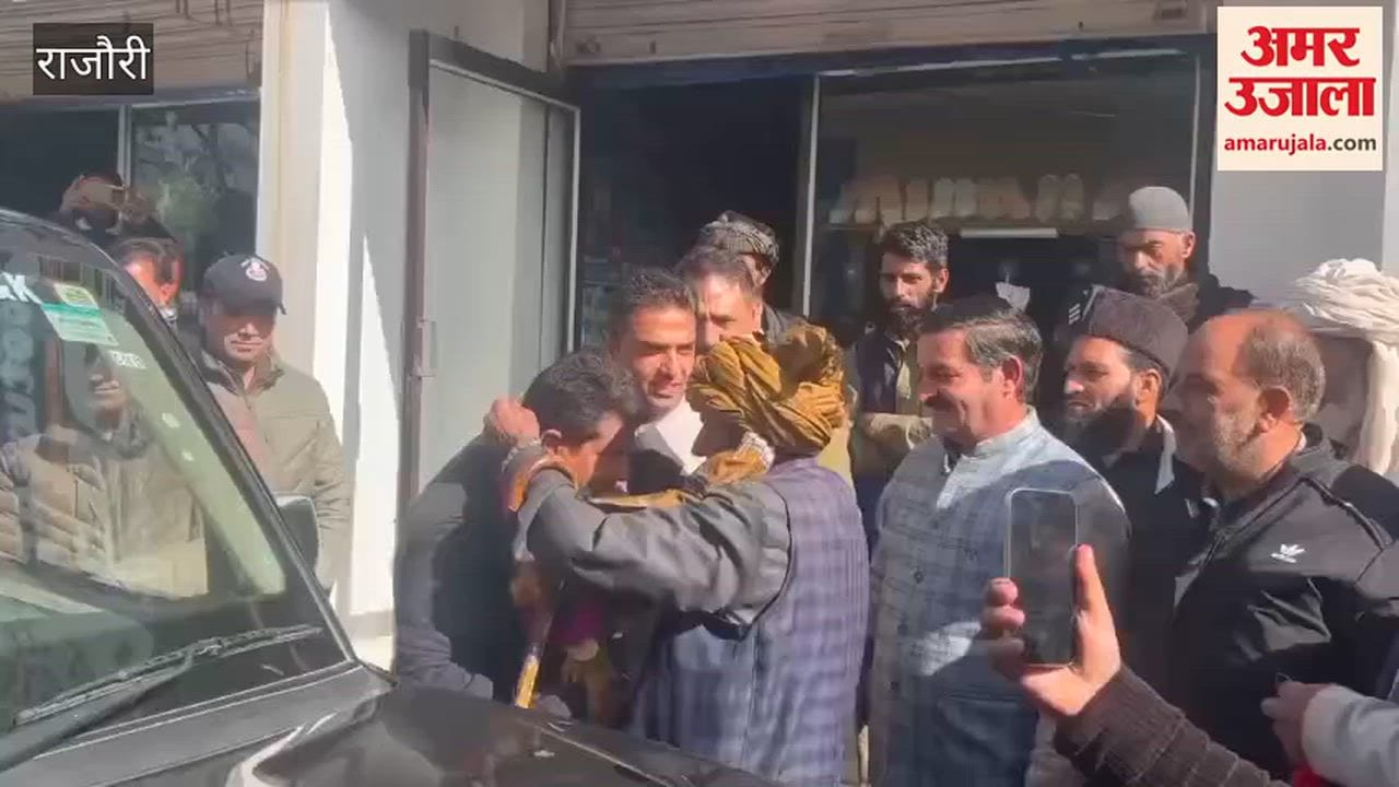 MLA Iftikhar Ahmed addressed a huge public meeting in Lower Dhangri