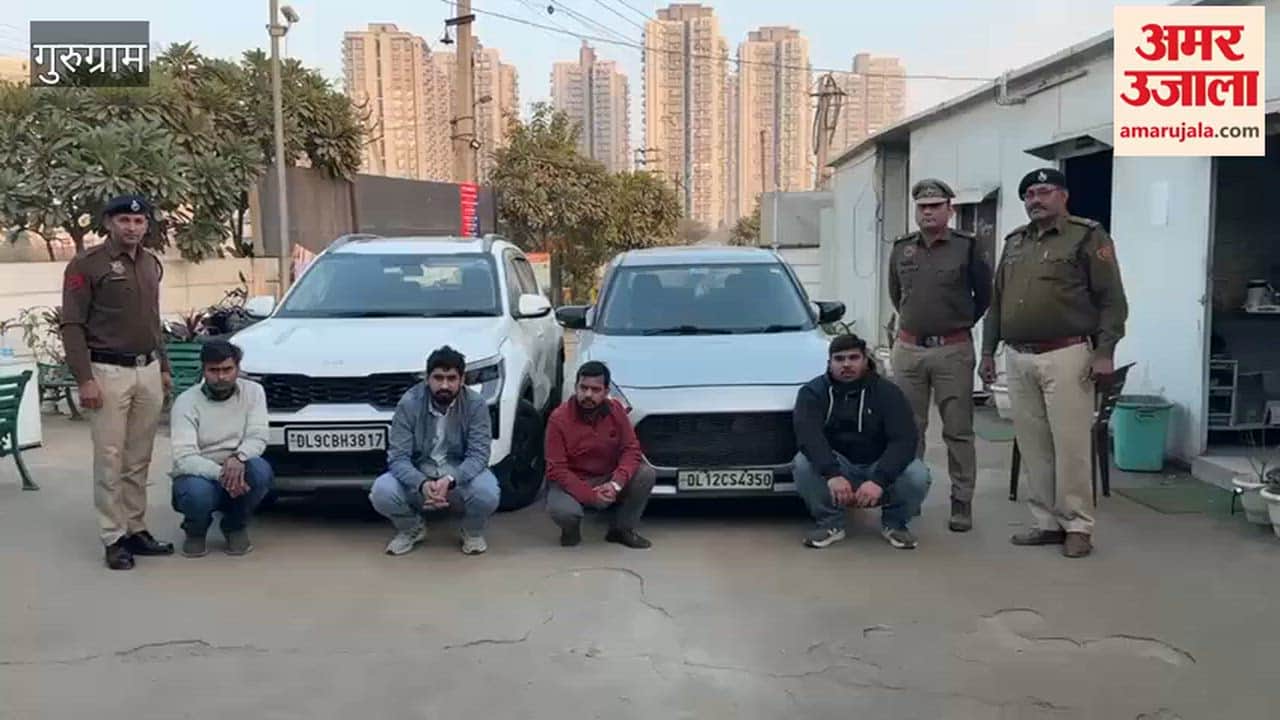 Four accused arrested for stunting two vehicles on Dwarka Expressway
