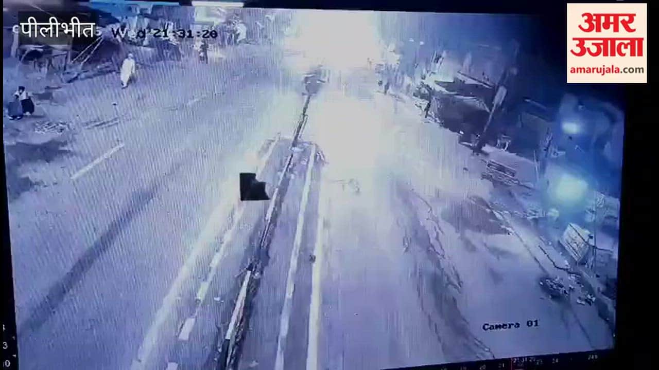 speeding car collided with a motorcycle, injuring a couple and their two children