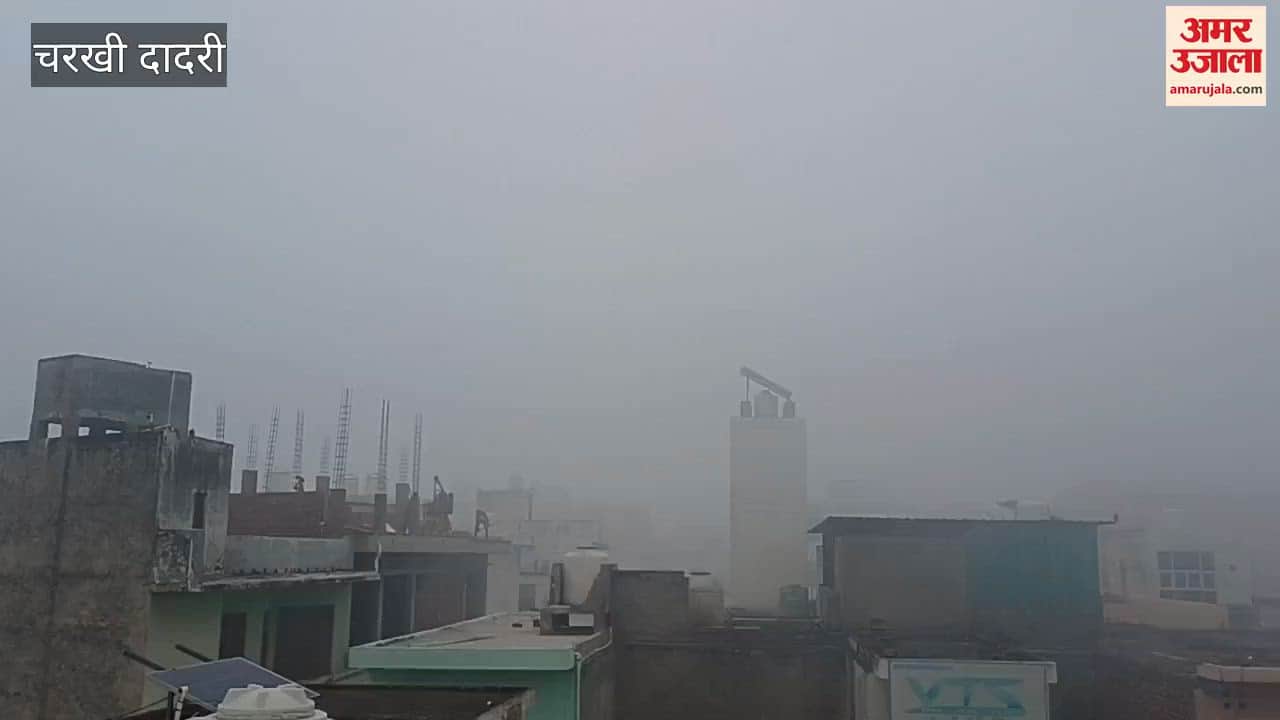 Dadri district is shrouded in a blanket of fog, disrupting daily life