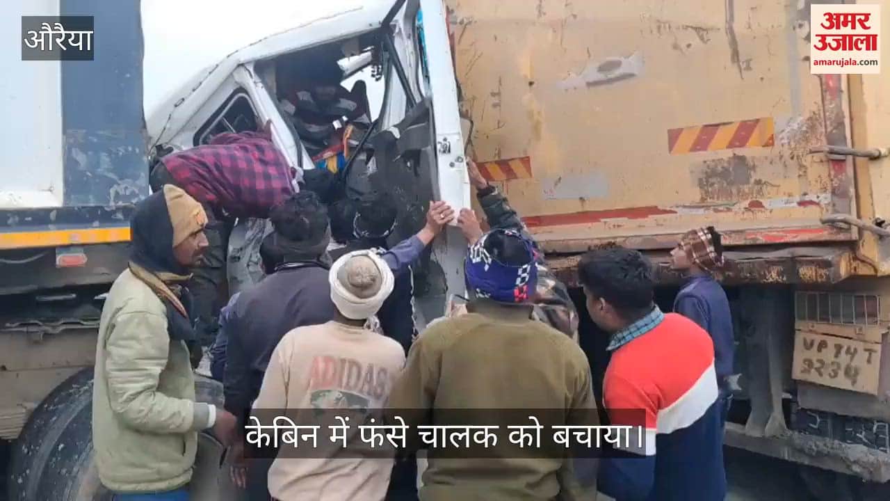 औरैया: बुंदेलखंड एक्सप्रेसवे पर आधा दर्जन ट्रक-ट्राला भिड़े, पुलिस ने चलाया बड़ा रेस्क्यू ऑपरेशन