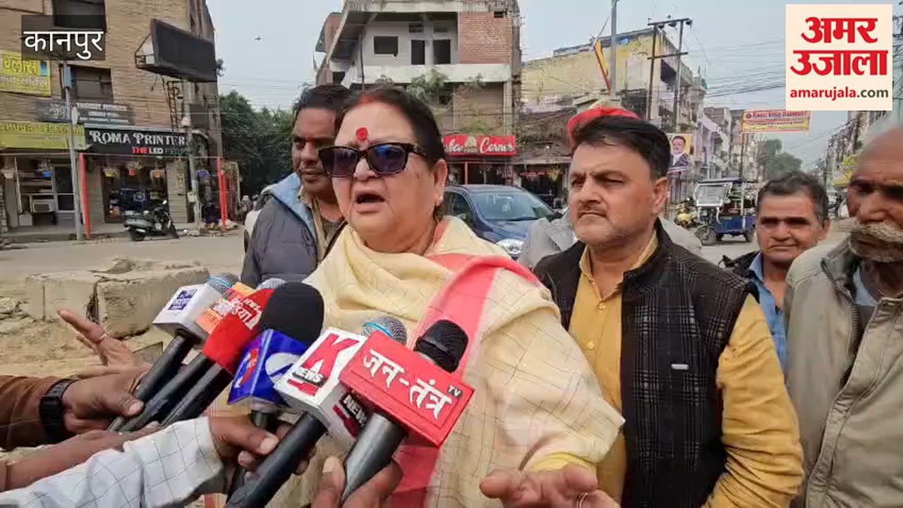 Mayor Pramila Pandey inspected collapsed culvert in Brahmanagar and gave instructions for its speedy repair