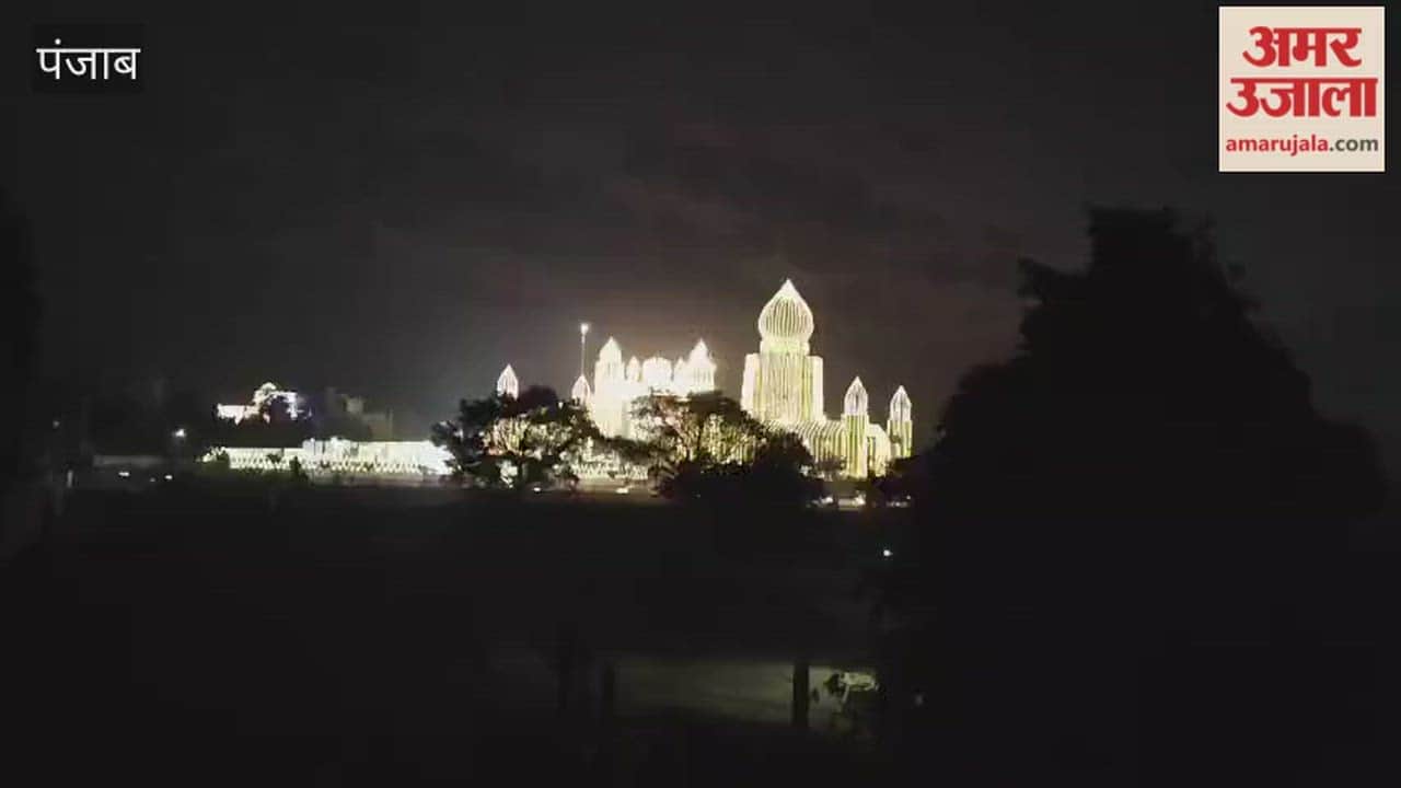 The historic Shri Guru Ravidas temple in Chak Hakim village of Phagwara has been decorated.